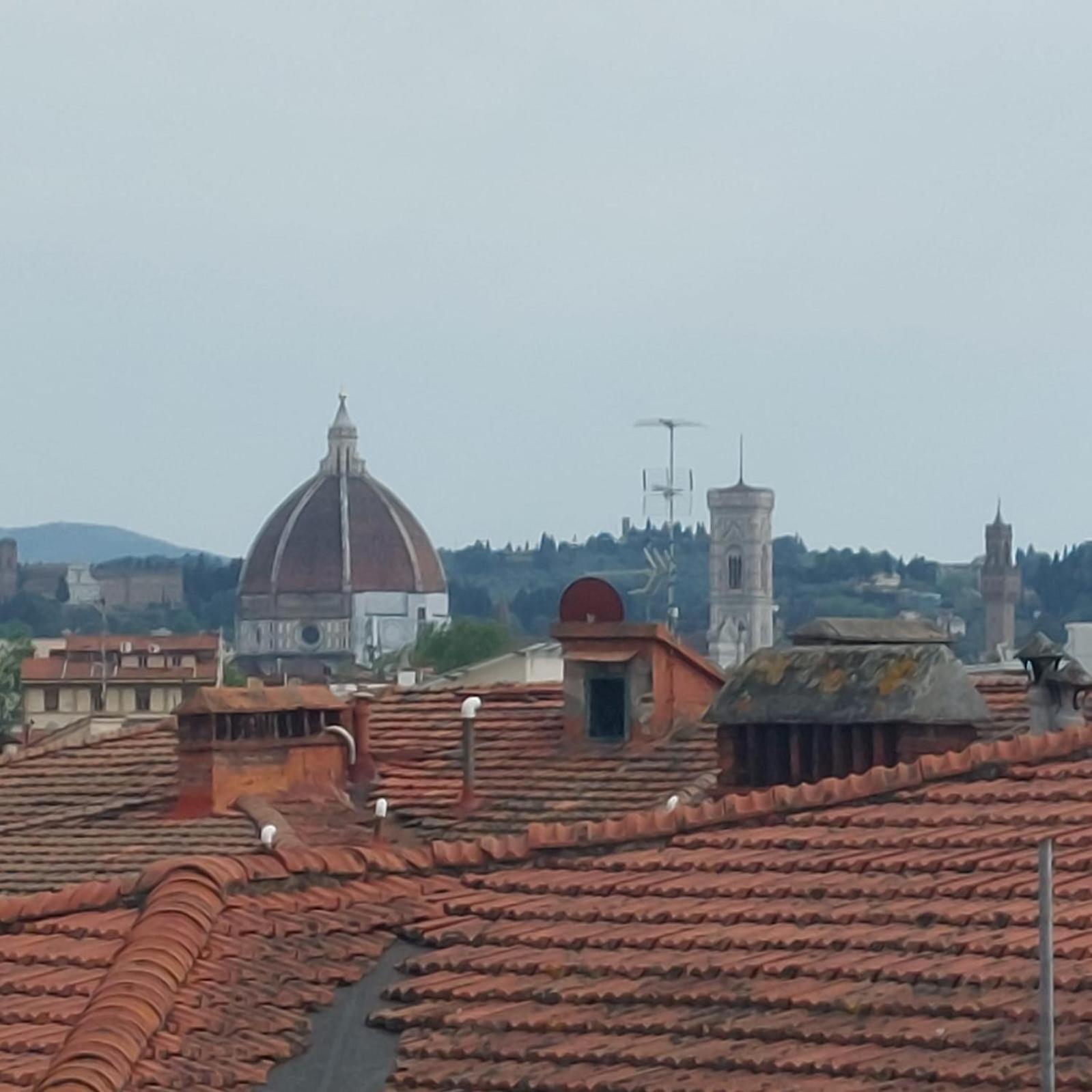 Ferienwohnung Sanesi'S Penthouse Florenz Exterior foto